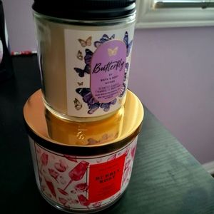 Candles from bath and body works